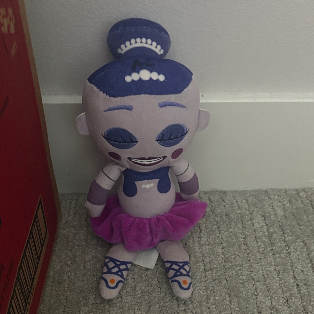 Charming Purple Ballerina Plush Toy